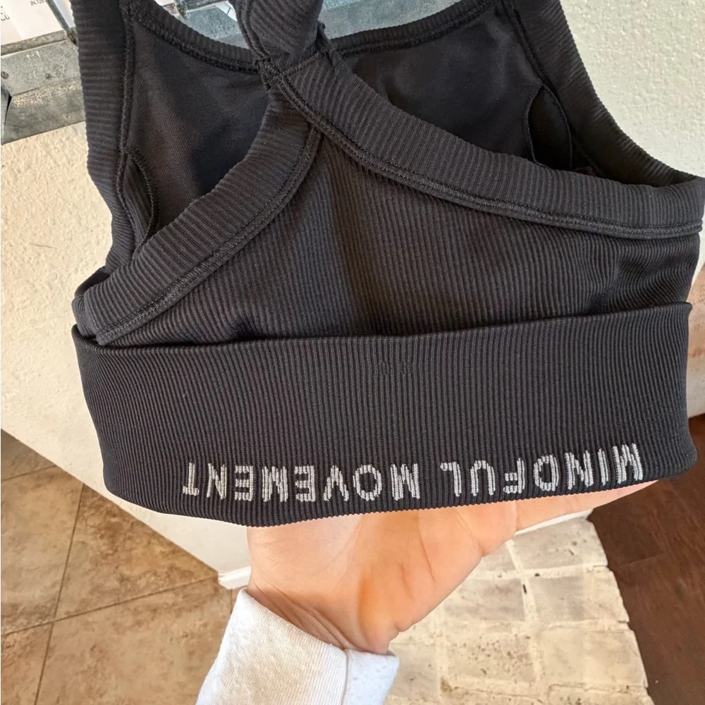 Alo Ribbed Favorite Bra Tank - Picture 2 of 3